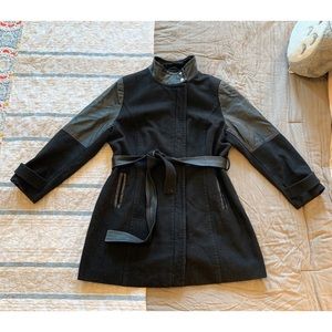 Lane Bryant 14/16 Wool Blend Belt Trench